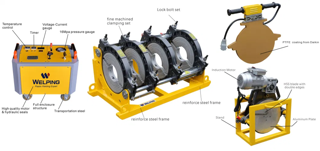 160-355mm HDPE Pipe Welding Machine/HDPE Welding Machine/Plastic Pipe Welding Machine/PE Pipe Welder/Butt Fusion Welding Machine/Hydraulic Welder Equipment