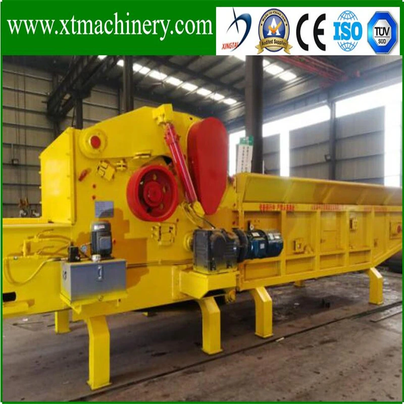 300HP Diesel Engine, 1500mm Feeding Width, 25ton/Hour Capacity Log Tree Cutter